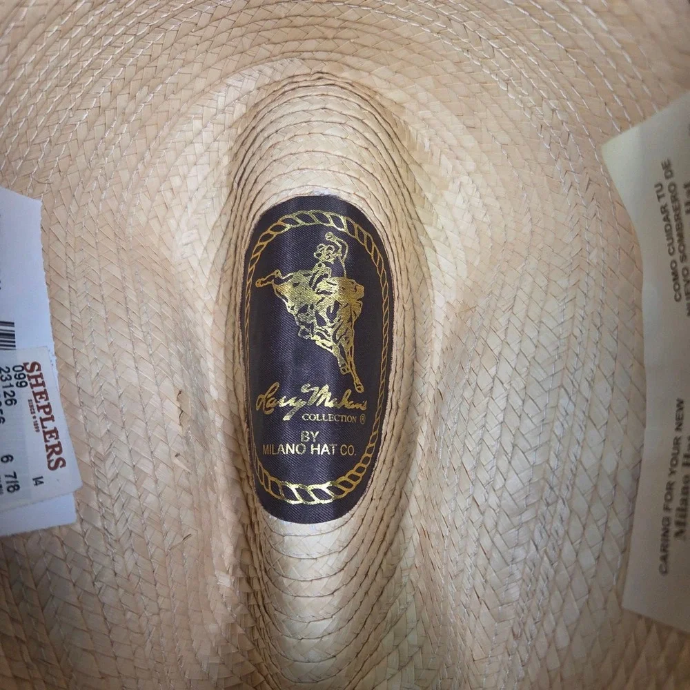 Vintage Larry Mahan's Collection by Milano Cowboy Hat Size‎ 6 7/8
